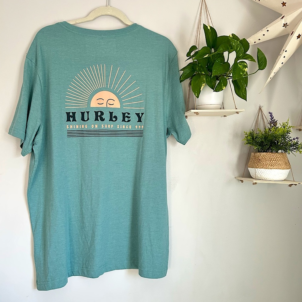 NWT HURLEY MENS BASIC CASUAL EVERYDAY SHORT SLEEVE TEE SHIRT SIZE XL